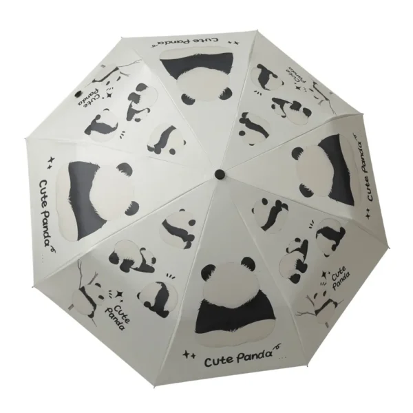 WPLSUB000271-0272-03 Trending Panda HuaHua Automatic Folding Umbrella Sun and Rain