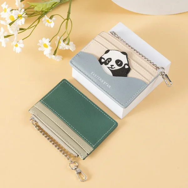 WPBGWC000166-168-02 Trendy Cute Panda Multi-Function Coin Purse Wallet Card Holder
