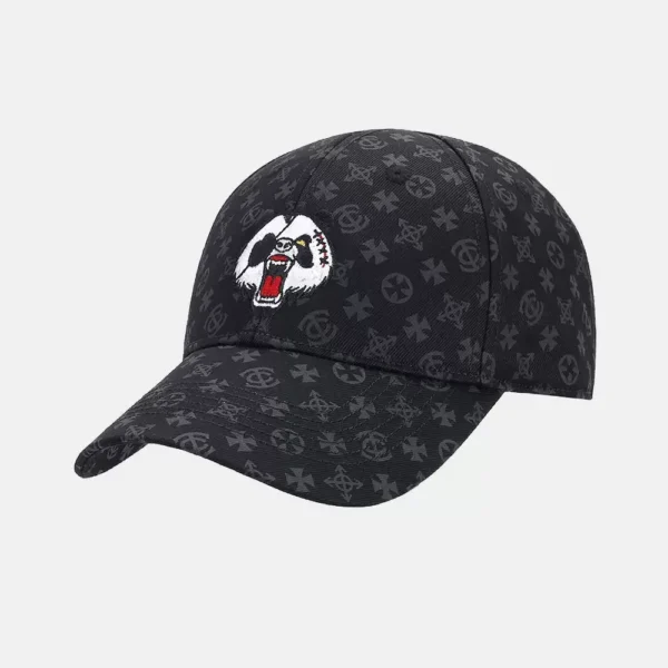 WPCTHASC0050-0051-01 Trendy Panda Embroidery Men's Baseball Cap Snapback Cap