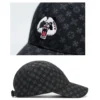 WPCTHASC0050-0051-03 Trendy Panda Embroidery Men's Baseball Cap Snapback Cap