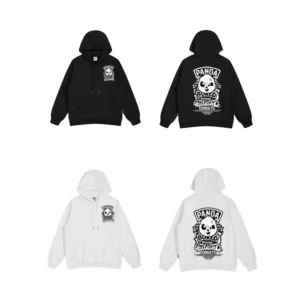 WPCTSS000390-0401-01 Trendy Panda Printed Men's Hoodie Fleece-Lined Sweatshirt