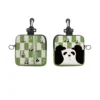 WPBGWC000164-02 Unique Green Cute Panda Coin Purse Wallet Portable Card Holder