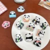 Various Cartoon Panda Decorative Brooch Badge Acrylic Pin