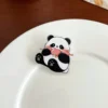 Various Cartoon Panda Decorative Brooch Badge Acrylic Pin
