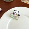 Various Cartoon Panda Decorative Brooch Badge Acrylic Pin