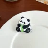 Various Cartoon Panda Decorative Brooch Badge Acrylic Pin