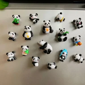 Various Cartoon Panda Fridge Magnets Chengdu Travel Souvenirs