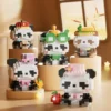 WPDTBB000157 Various Cute Panda Mini Building Blocks Puzzle Gift Toy