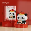 WPDTBB000153 Various Cute Panda Mini Building Blocks Puzzle Gift Toy