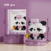 WPDTBB000155 Various Cute Panda Mini Building Blocks Puzzle Gift Toy