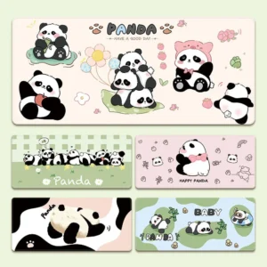 WPASMP000050-0073-01 Panda Mouse Pad Cartoon Cute Desk Mat