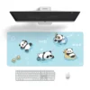 WPASMP000059 Panda Mouse Pad Cartoon Cute Desk Mat