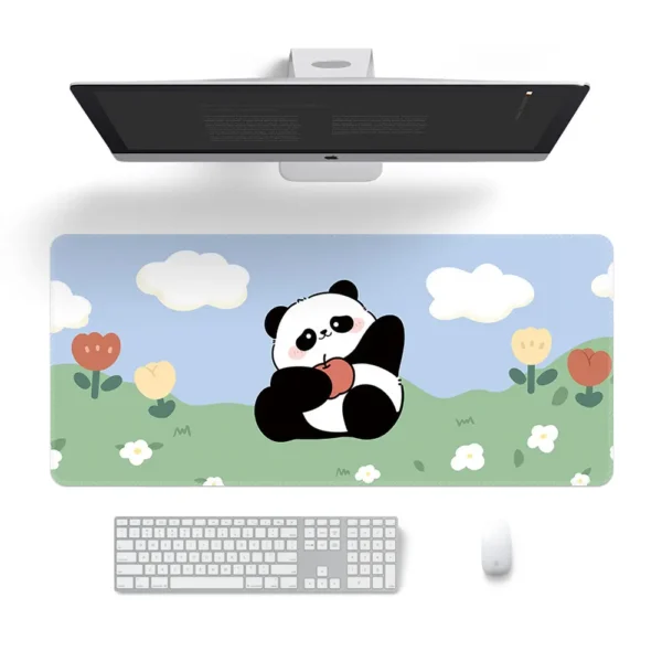 WPASMP000061 Panda Mouse Pad Cartoon Cute Desk Mat