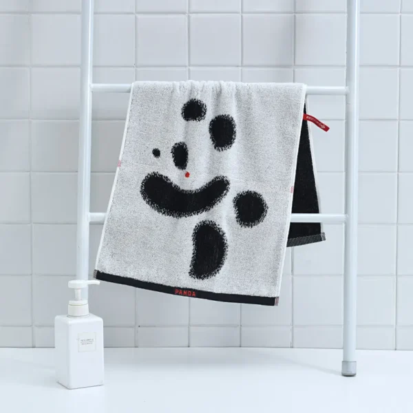 WPCTTW000174 Various Panda Series Cute Absorbent Face Cotton Towel