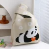 WPBGWB000098 Various Style Panda Pattern Small Woven Tote Bag