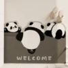 WPHHCR000100 Various Styles Cartoon Panda Entryway Mat Non-Slip Foot Mat