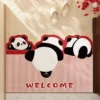 WPHHCR000104 Various Styles Cartoon Panda Entryway Mat Non-Slip Foot Mat