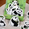 WPDCSK000272-0275-01 Various Styles Cartoon Panda Pattern Decorative Sticker Set