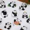 WPDCSK000272-0275-04 Various Styles Cartoon Panda Pattern Decorative Sticker Set