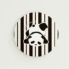 WPLSCS000300 Vintage Design Panda Placemat Absorbent Coaster Table Mat