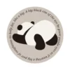 WPLSCS000306 Vintage Minimalist Cute Panda Coaster Table Mat
