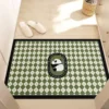 WPHHCR000119 Vintage Panda Cartoon Durable Non-Slip Door Entry Rug Mat