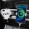 WPASPH000351-0352-03 White Cute Panda Pattern Car Use Phone Holder