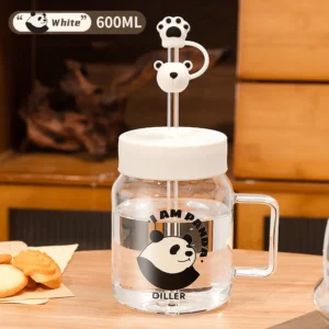 WPLSCPPC0065 Glass Travel Mug Water Cup
