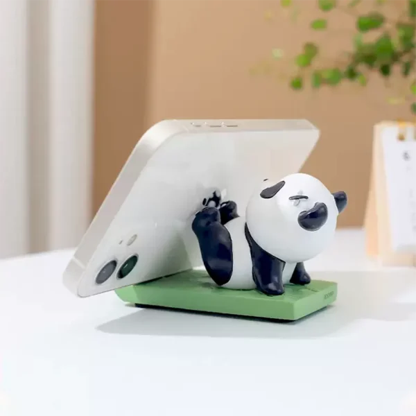 WPASPH000343-0344-02 Yoga Panda Phone Stand Creative Home Decor Phone Holder