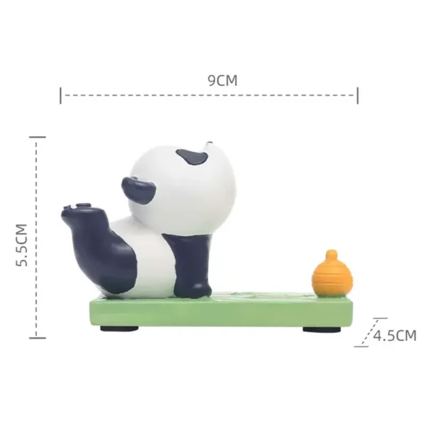 WPASPH000343 Yoga Panda Phone Stand Creative Home Decor Phone Holder