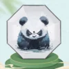 Angry Panda Automatic Umbrella UV Protection for Sun and Rain