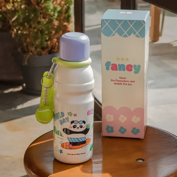 WPLSCPPC0102-03 Cartoon Cute Panda Portable Travel Cup Water Bottle Thermos