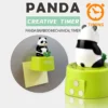 WPHHCL000287-0288-02 Cartoon Giant Panda Timer Creative Mechanical Time Reminder