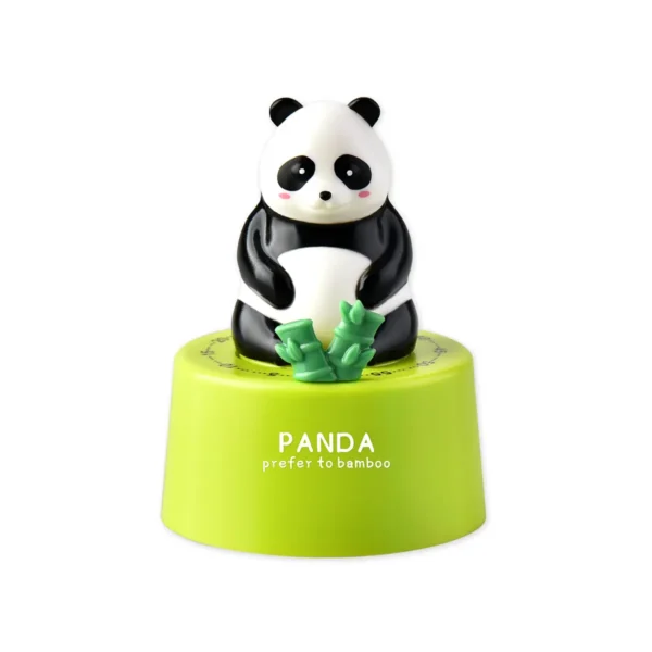 WPHHCL000288 Cartoon Giant Panda Timer Creative Mechanical Time Reminder Green