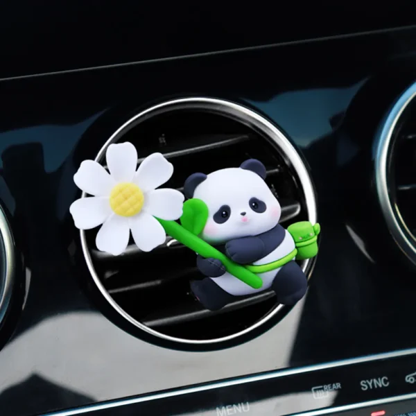 WPDTOM000188 Cartoon Panda Car Air Vent Decoration Aromatherapy Function
