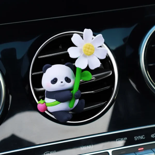 WPDTOM000187 Cartoon Panda Car Air Vent Decoration Aromatherapy Function