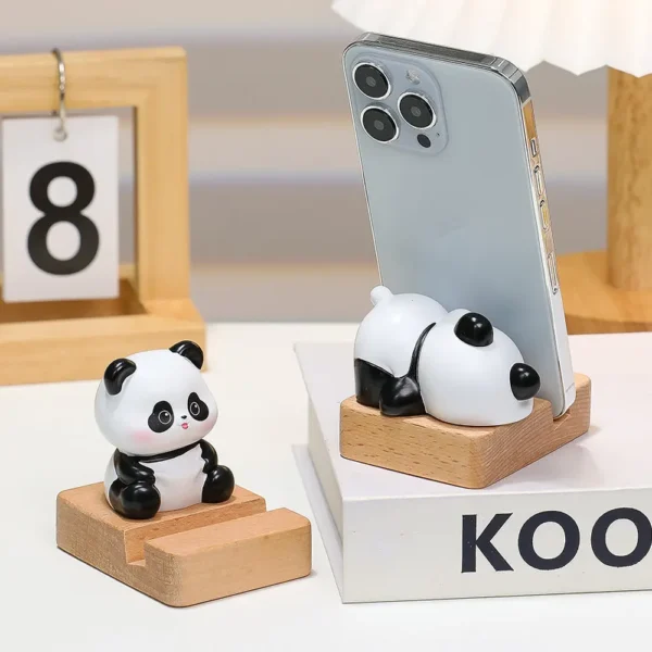 WPASWB000315-0318-01 Cartoon Panda Phone Stand Desk Decor Ornament mall Gift