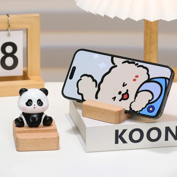 WPASWB000315-0318-03 Cartoon Panda Phone Stand Desk Decor Ornament mall Gift