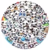 WPDCSK000286-01 Cartoon Panda Waterproof Sticker 50 Pieces Set Laptop Journal