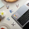 WPDCSK000286-02 Cartoon Panda Waterproof Sticker 50 Pieces Set Laptop Journal