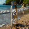 WPDCSK000286-10 Cartoon Panda Waterproof Sticker 50 Pieces Set Laptop Journal