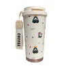 WPLSCPTM0368-01 Christmas Panda Insulated Coffee Mug Ceramic Liner Thermos