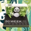 WPLSCD000374-0375-01 Creative 3D Panda 2025 Desk Calendar Paper Sculpture Gift
