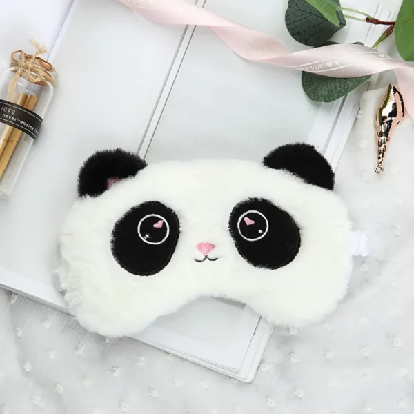 Cute Cartoon Panda Eye Mask Light-Blocking Sleep Mask for Naps