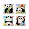 WPHHCS000289-0296 Cute Cartoon Panda Hua Hua Sofa Throw Pillow Simple Cushion