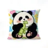 WPHHCS000291 Cute Cartoon Panda Hua Hua Sofa Throw Pillow Simple Cushion