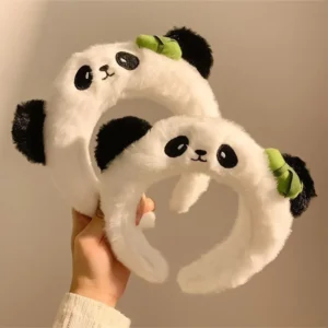 WPDCHA000292-0294-01 Cute Cartoon Panda Plush Headband Creative Hair Accessory