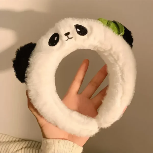 WPDCHA000292 Cute Cartoon Panda Plush Headband Creative Hair Accessory