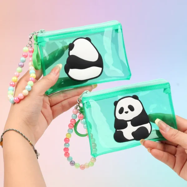 WPBGWC000226-0227-01 Cute Cartoon Panda Trendy Coin Purse Card Holder Mini Bag