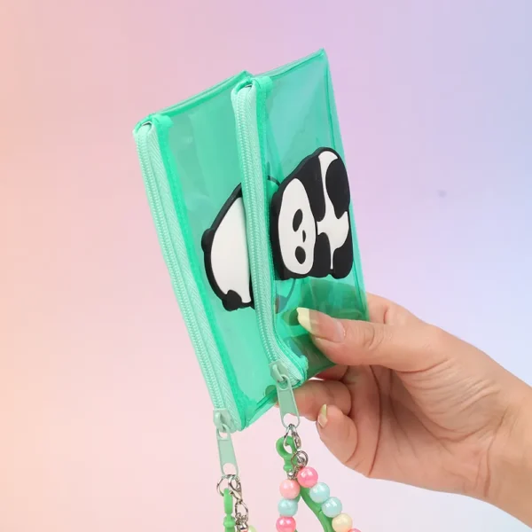 WPBGWC000226-0227-03 Cute Cartoon Panda Trendy Coin Purse Card Holder Mini Bag